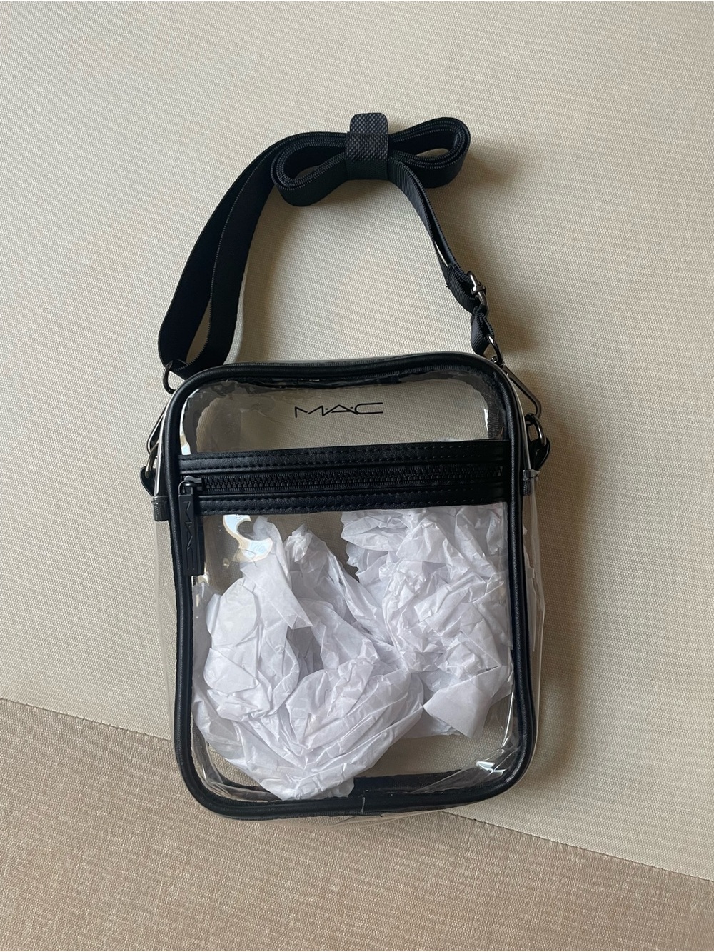 MAC Transparent Crossbody Bag